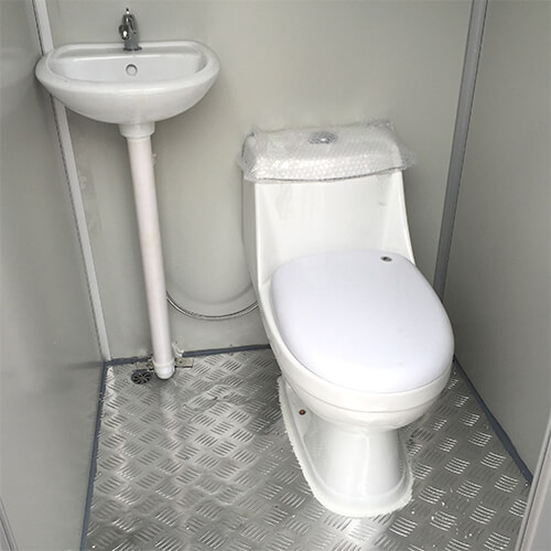 Toilet in bathroom