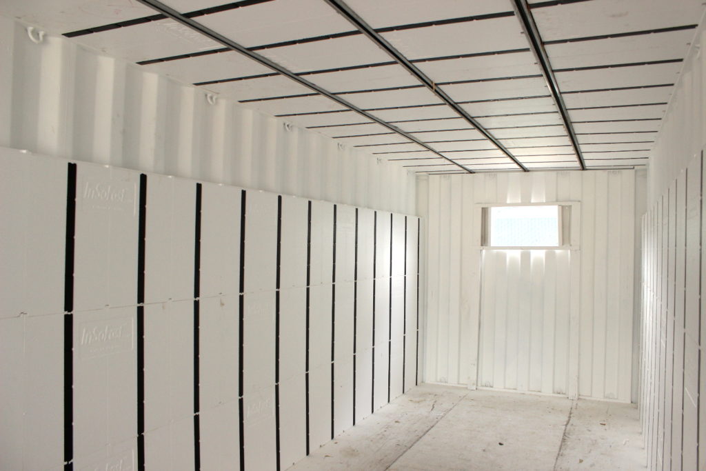 Insulate a Shipping Container on the Outside