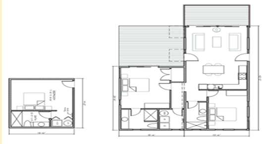 M+ prefab home layout