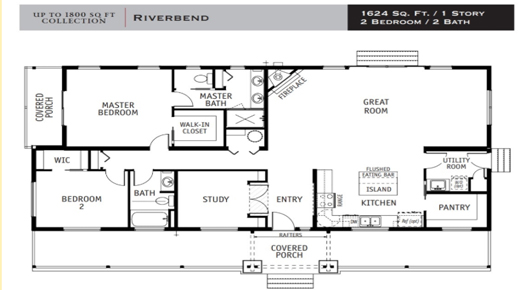 The Riverbend Floor Plan