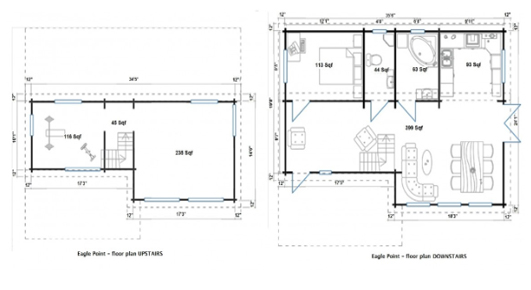 Aruba small prefab floorplan