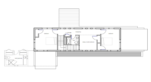 R1 small prefab floorplan 1