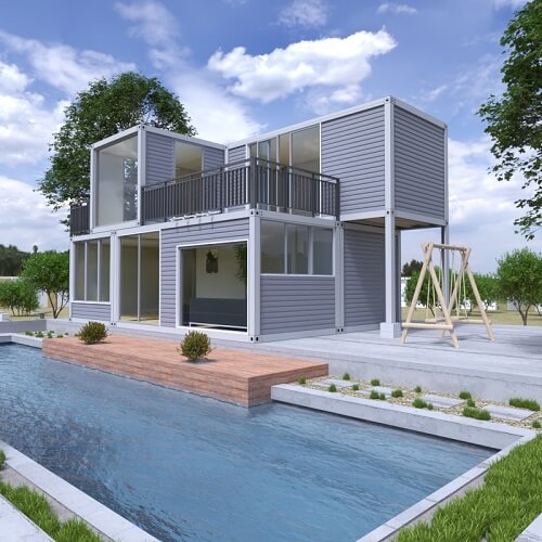 Modular pool house