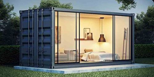 Shipping container guest house