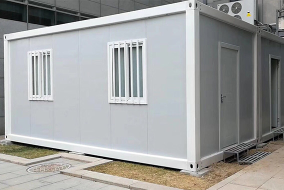 Detachable flat pack container house