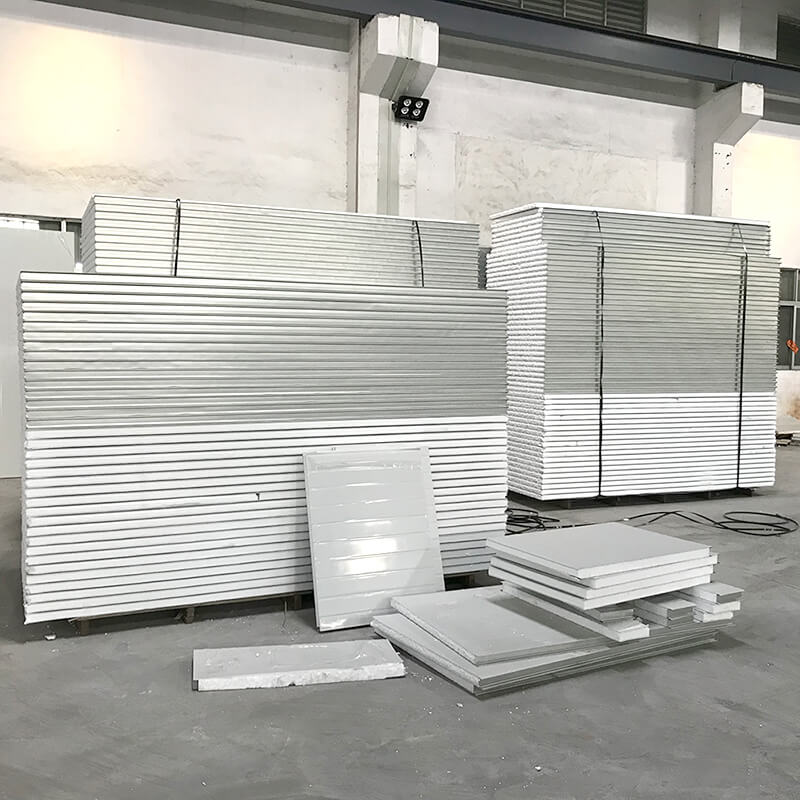 EPS Sandwich Panels in warehouse