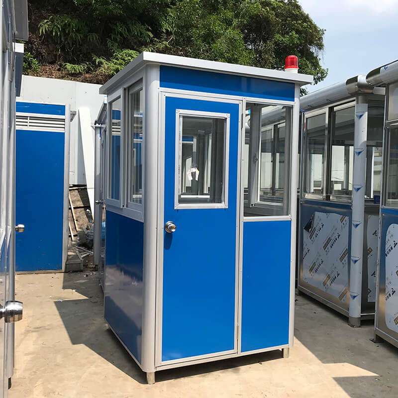 Portable guard houses in the open air