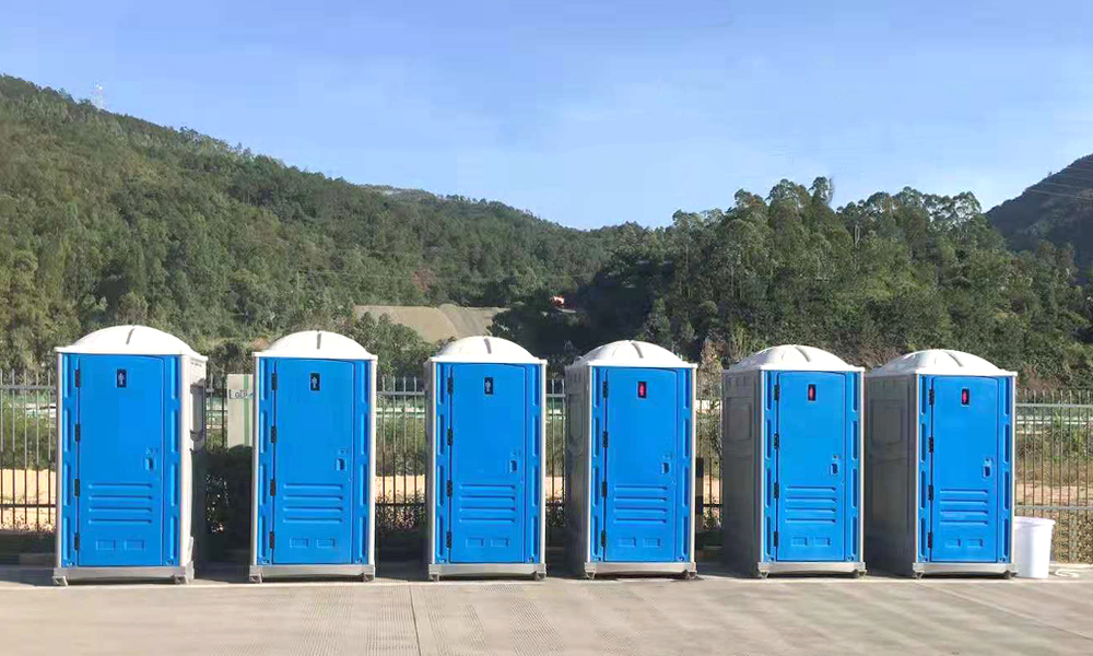 easy install portable plastic toilet