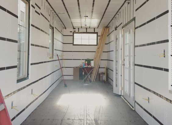 Container home insulation