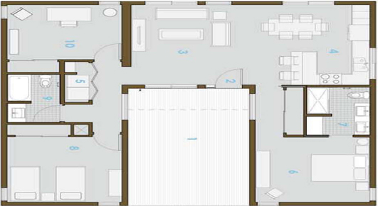 C6 prefab home floor plan