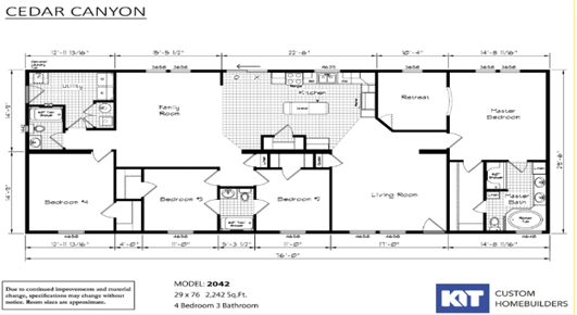 Kit Cedar Canyon floor plan