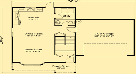 Summer Meadows Main Floor Plan