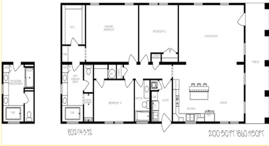 Rosemary Cottage Layout