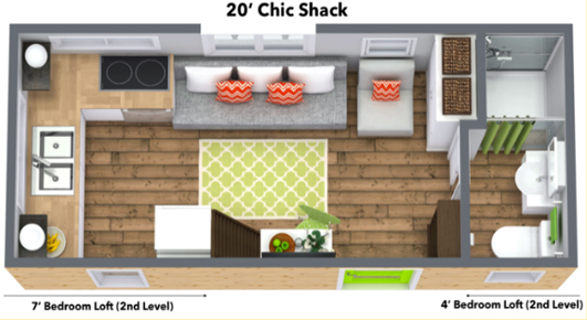 Chic Shack floorplan