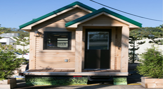 Roving small prefab house