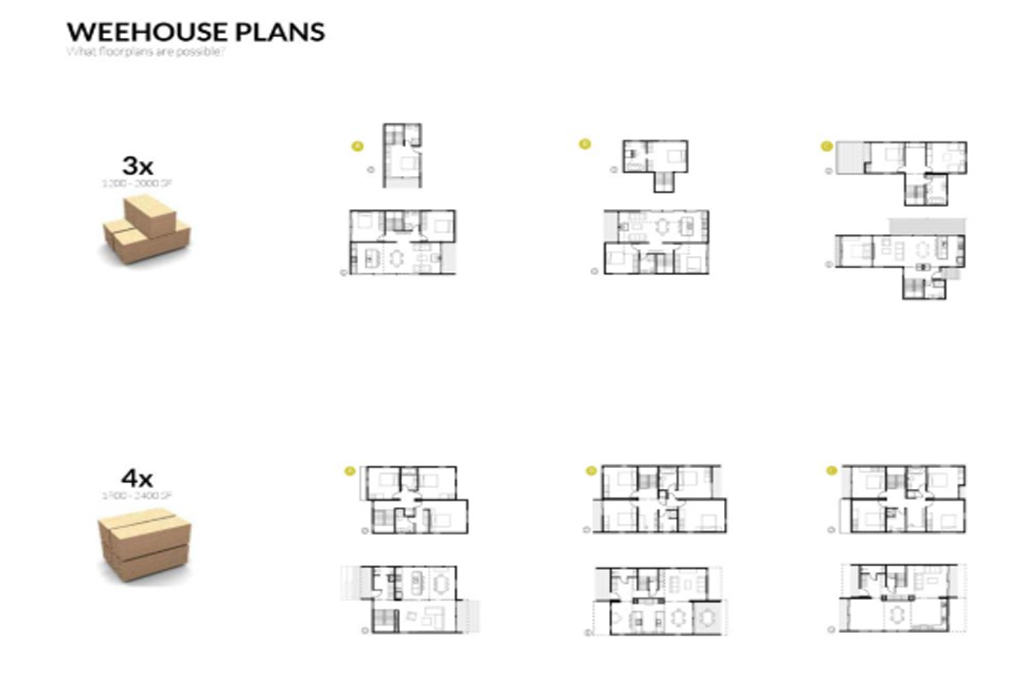 Weehouse Container Home floor plan