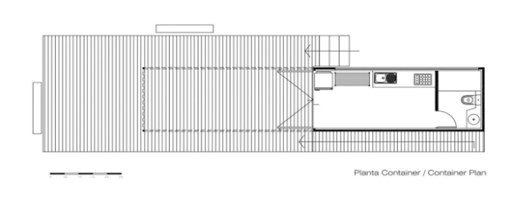 Pablo Errazuriz container home floor plan