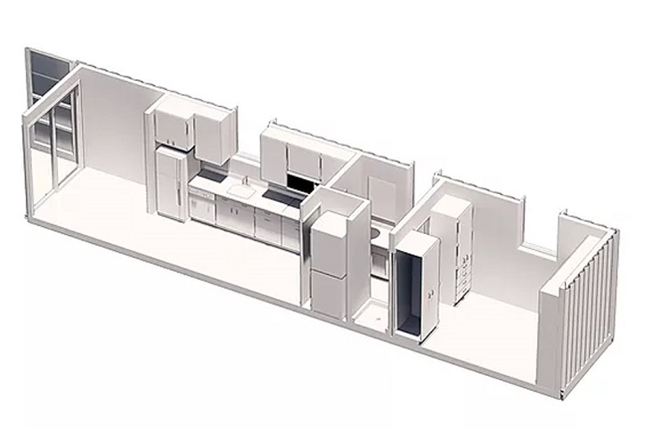 Rhino Cubed container house floor plan