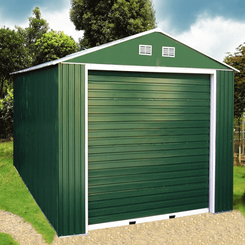 portable carport in green